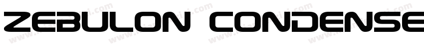 Zebulon Condensed字体转换